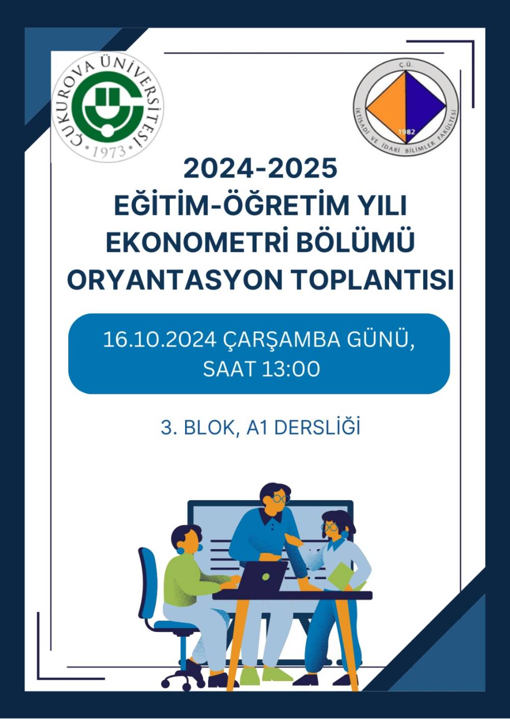 2024-2025 Ekonometri Bölümü Oryantasyon Toplantısı